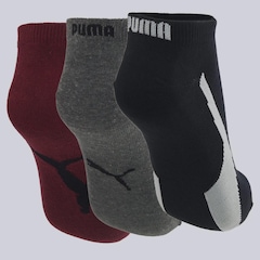 Kit Meia Sapatilha 3 Pares Puma - Foto 2