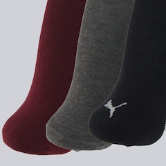 Kit Meia Sapatilha 3 Pares Puma - Foto 3