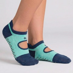 Meia Cano Curto Rikam Micro Invisível Pilates Sem Costura Feminina - Foto 1