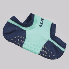 Meia Cano Curto Rikam Micro Invisível Pilates Sem Costura Feminina - Foto 3