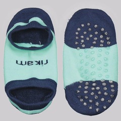 Meia Cano Curto Rikam Micro Invisível Pilates Sem Costura Feminina - Foto 4