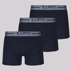 Kit de 3 Cueca Boxer Lupo Anatomic Shape Especial Masculino - Foto 1