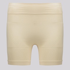 Shorts Canelado Selene Basic Sem Costura Feminino - Foto 3