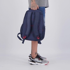 Kit Barcelona Mochila e Estojo Marinho FutFanatics Unissex - Foto 4