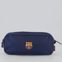 Kit Barcelona Mochila e Estojo Marinho FutFanatics Unissex - Foto 5