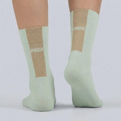 Kit Meia Cano Médio Logo 2 Pares Puma Feminina - Foto 8