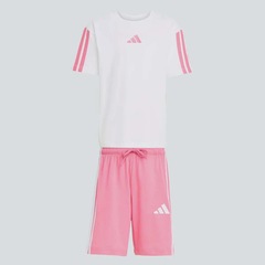 Conjunto Infantil 3 Stripes T-SET 160 adidas - Foto 6