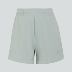 Shorts Feminino Folgada Soft Lux Feminino adidas - Foto 4