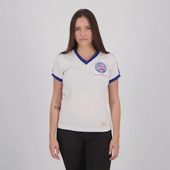 Camisa Bahia Retrô 1988 FutFanatics Feminina - Foto 1