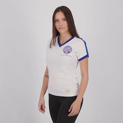 Camisa Bahia Retrô 1988 FutFanatics Feminina - Foto 2