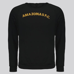 Blusão Moletom Onça Amazonas Atleta Classic 2025 FutFanatics Masculino - Foto 1