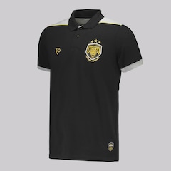 Camiseta Polo Onça Amazonas Viagem Atleta Logo 2025 FutFanatics Masculino - Foto 2