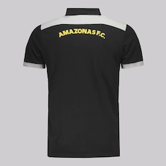 Camiseta Polo Onça Amazonas Viagem Atleta Logo 2025 FutFanatics Masculino - Foto 3