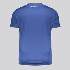 Camisa Brasil Logo Samba FutFanatics Masculina - Foto 3