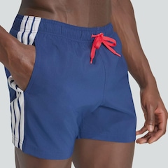 Bermuda de Natação 3 Listras Soilid Copa Masculina - Foto 4