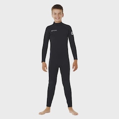 Long John Rip Curl  Back Zip Black Juvenil Trad 3/2mm - Foto 3