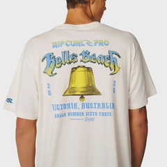 Camiseta Rip Curl Bells Beach Pro Logo Bone Importada - Masculina - Foto 4