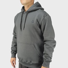 Moletom Masculino Canguru Patch 2.0 Pullov Dark Grey Oakley - Foto 3