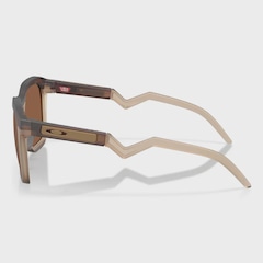 Óculos Oakley Unissex HSTN SQ Prizm Tungsten Matte Rootbeer - Foto 3