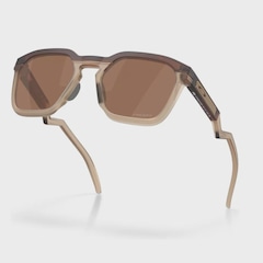 Óculos Oakley Unissex HSTN SQ Prizm Tungsten Matte Rootbeer - Foto 4