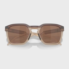 Óculos Oakley Unissex HSTN SQ Prizm Tungsten Matte Rootbeer - Foto 5