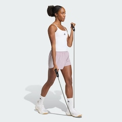 Short adidas de Malha Cintura Alta Pacer Workout Feminino - Foto 3