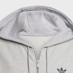 Moletom Masculino adidas Canguru Oversized Adicolor Medium Grey - Foto 6