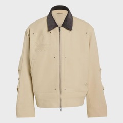 Jaqueta Masculina Bomber adidas Premium Essentials Stone Khaki - Foto 5