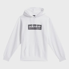 Moletom Canguru adidas Skateboarding Hoodie White Masculino - Foto 5