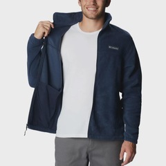 Jaqueta Masculina Columbia Steens Mountain Full Zip 2.0 Navy - Foto 5