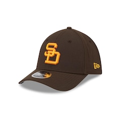 Boné Unissex New Era 39THIRTY M-Crown San Diego Padres MLB Aba Curva - Foto 1