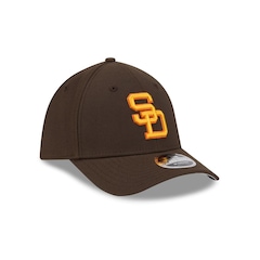 Boné Unissex New Era 39THIRTY M-Crown San Diego Padres MLB Aba Curva - Foto 3