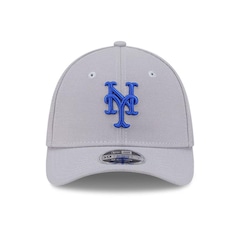 Boné Unissex New Era 39THIRTY M-Crown New York Mets MLB Aba Curva - Foto 2