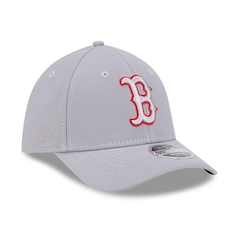 Boné Unissex New Era 39THIRTY M-Crown Boston Red Sox MLB Aba Curva - Foto 3