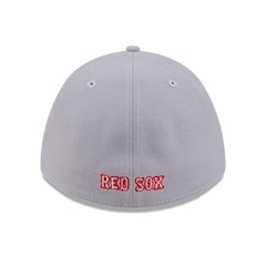 Boné Unissex New Era 39THIRTY M-Crown Boston Red Sox MLB Aba Curva - Foto 4