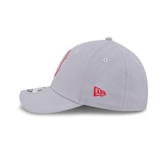 Boné Unissex New Era 39THIRTY M-Crown Boston Red Sox MLB Aba Curva - Foto 5