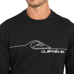 Camiseta Manga Longa Quiksilver New Lines - Masculina - Foto 3