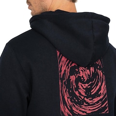 Blusão de Moletom com Capuz Quiksilver Canguru Domed Logo Flaming Heat Masculino - Foto 4