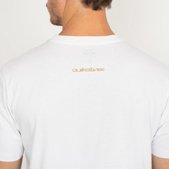 Camiseta Quiksilver Chrome Three Logo - Masculina - Foto 4