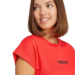 Camiseta adidas Essentials Linear - Feminina - Foto 3