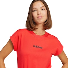 Camiseta adidas Essentials Linear - Feminina - Foto 4