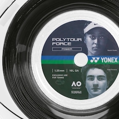 Corda Yonex Poly Tour Force 16L 1.25mm Rolo com 200 Metros - Foto 2
