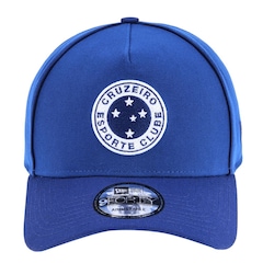 Boné Unissex do Cruzeiro New Era 9FORTY A-frame Aba Curva - Foto 2