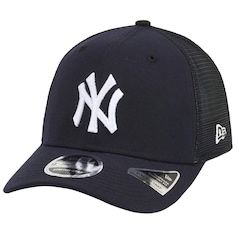 Boné Unissex New Era 9SEVENTY STRETCH SNAP New York Yankees MLB Aba Curva - Foto 1