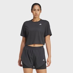 Camiseta adidas Boxy Treino - Feminino - Foto 1