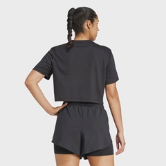 Camiseta adidas Boxy Treino - Feminino - Foto 3
