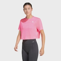 Camiseta adidas Boxy Treino - Feminino - Foto 2