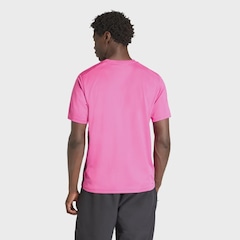 Camiseta adidas Workout Essentials Base 3 Listras - Masculina - Foto 3