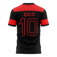 Camisa do Flamengo Zico 1981 Retrô Oficial - Masculina - Foto 2