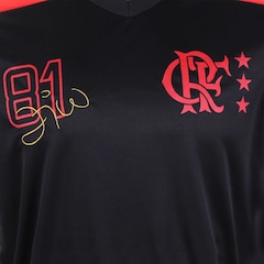 Camisa do Flamengo Zico 1981 Retrô Oficial - Masculina - Foto 3
